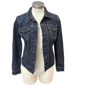 Gap Womens Dark Wash Denim 100% Cotton Jean Jacket Sz. S
